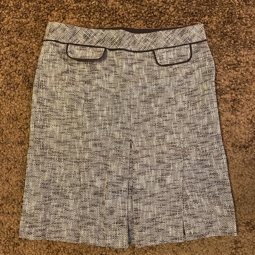 Ann Taylor Loft Plaid Pencil Skirt 14
